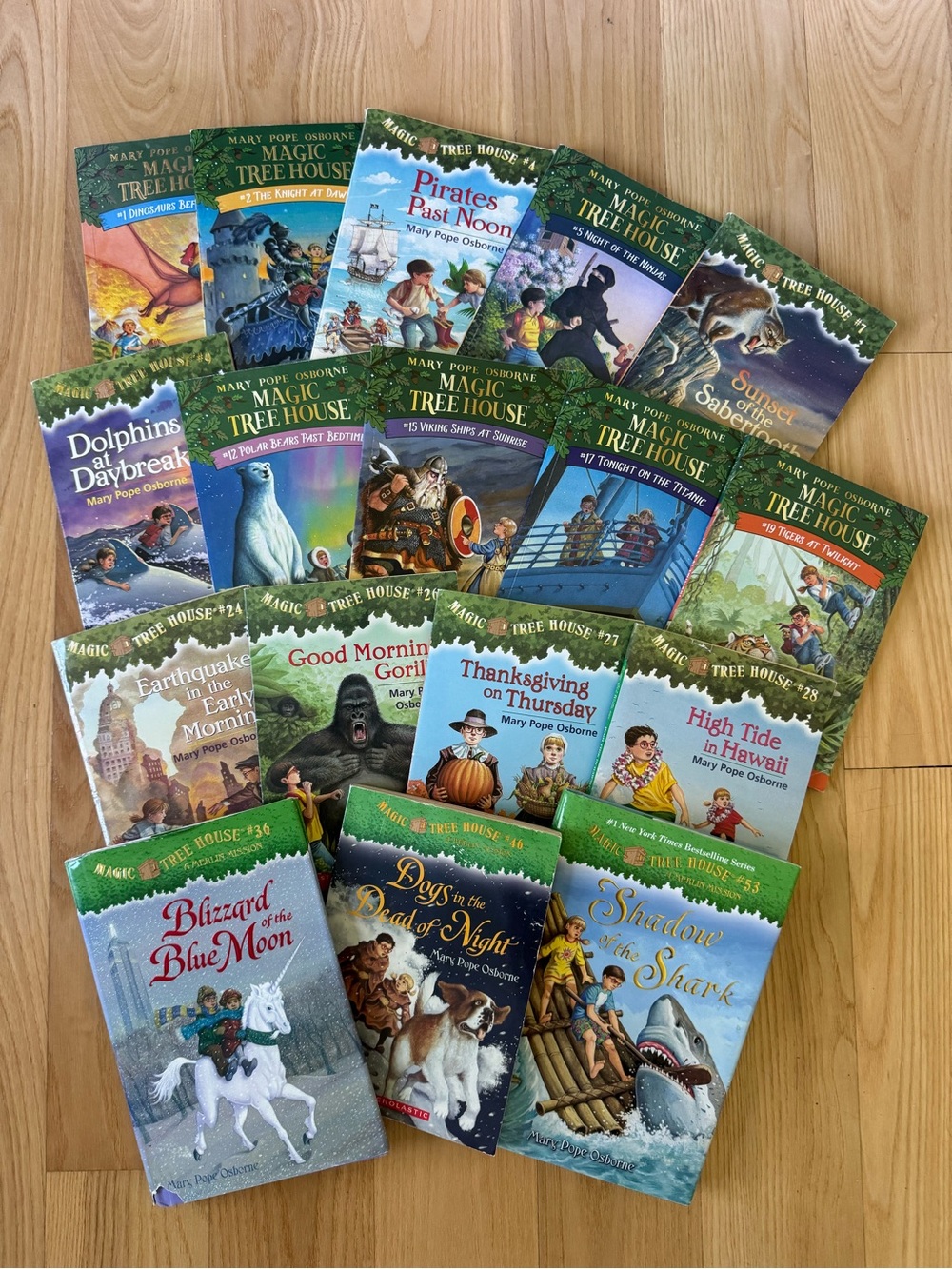 Magic Tree House 17 Book Lot Mary Pope Osborne Kids Chapter Books